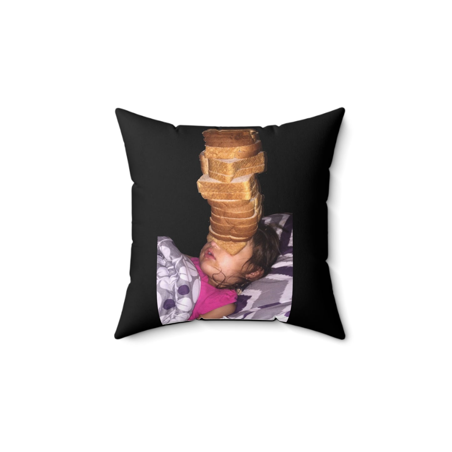"Bread"  Polyester Square Pillow